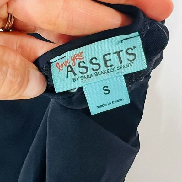 Sara Blakely Spanx Assets Black Halter One-Piece Swimsuit Dress - Picture 8 of 13